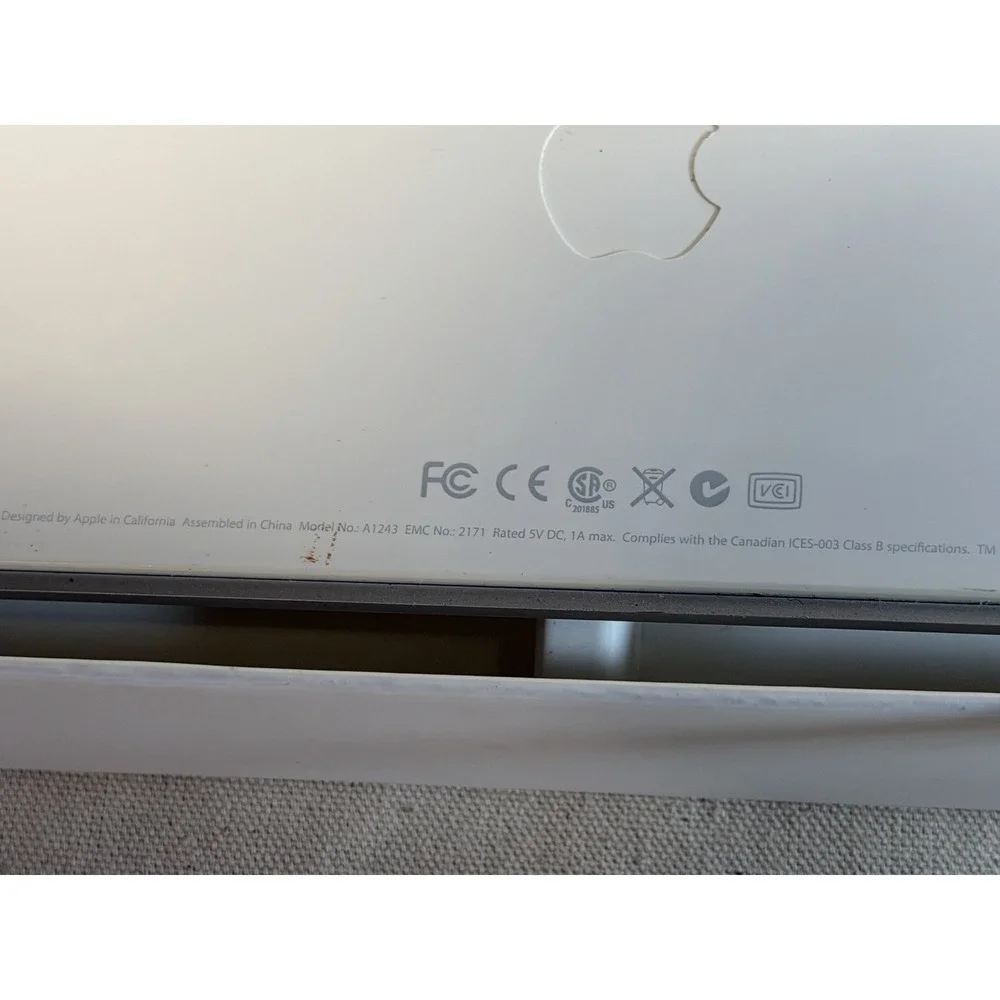 Apple Aluminum USB Keyboard A1243 with Numeric Keypad Original Box Tested
